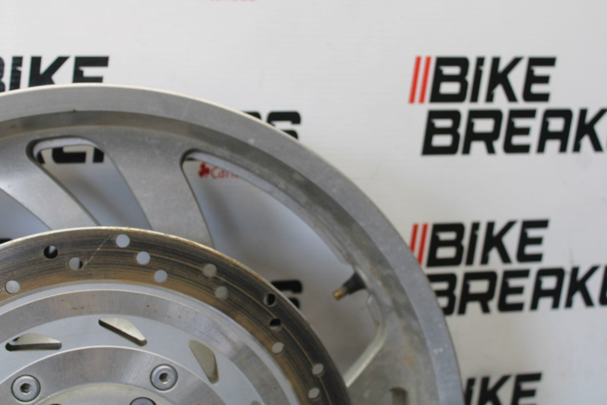 03-08 HONDA VTX1300C FRONT WHEEL FRONT RIM & ROTOR BB868