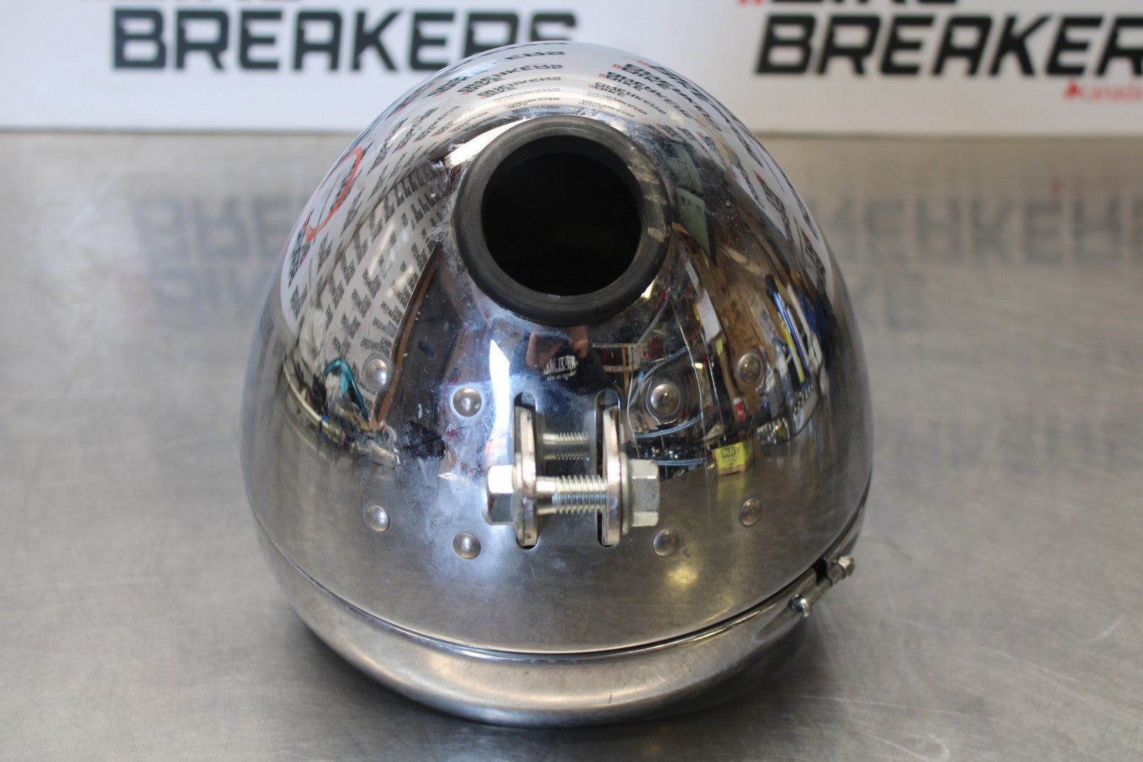 05-06 VICTORY KINGPIN DELUXE SINGLE HEADLIGHT HEAD LAMP LIGHT BB195