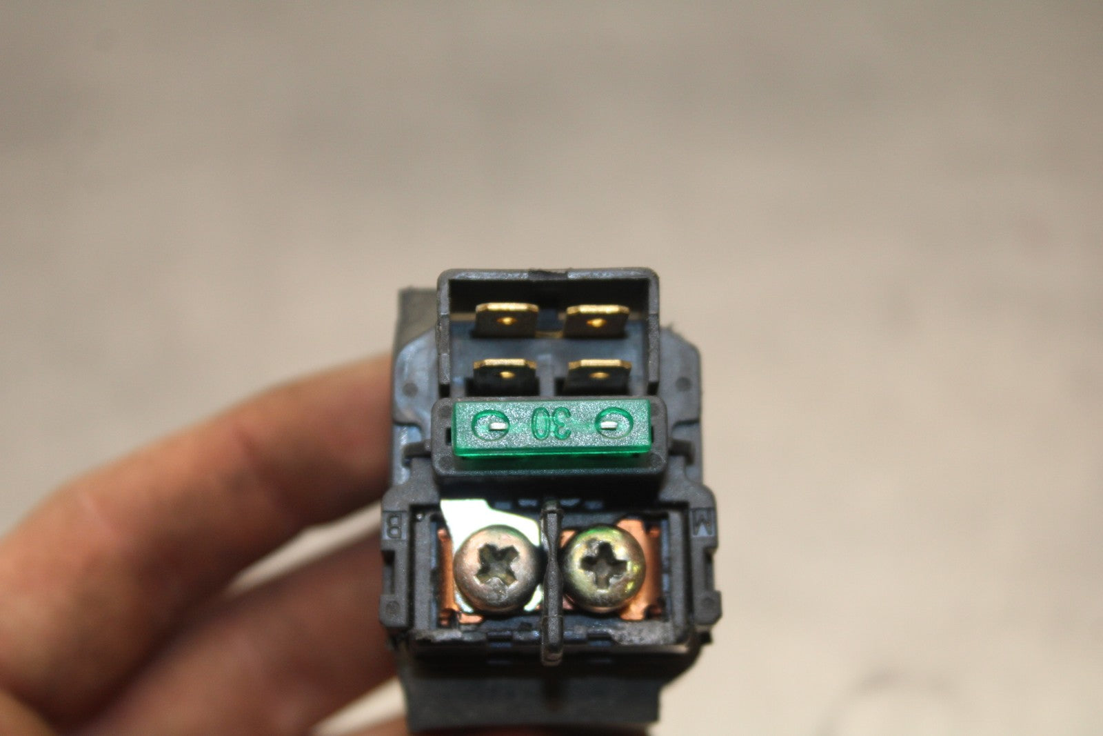 03-08 KAWASAKI VULCAN 1600 ENGINE STARTER RELAY STARTING MOTOR SWITCH BB196