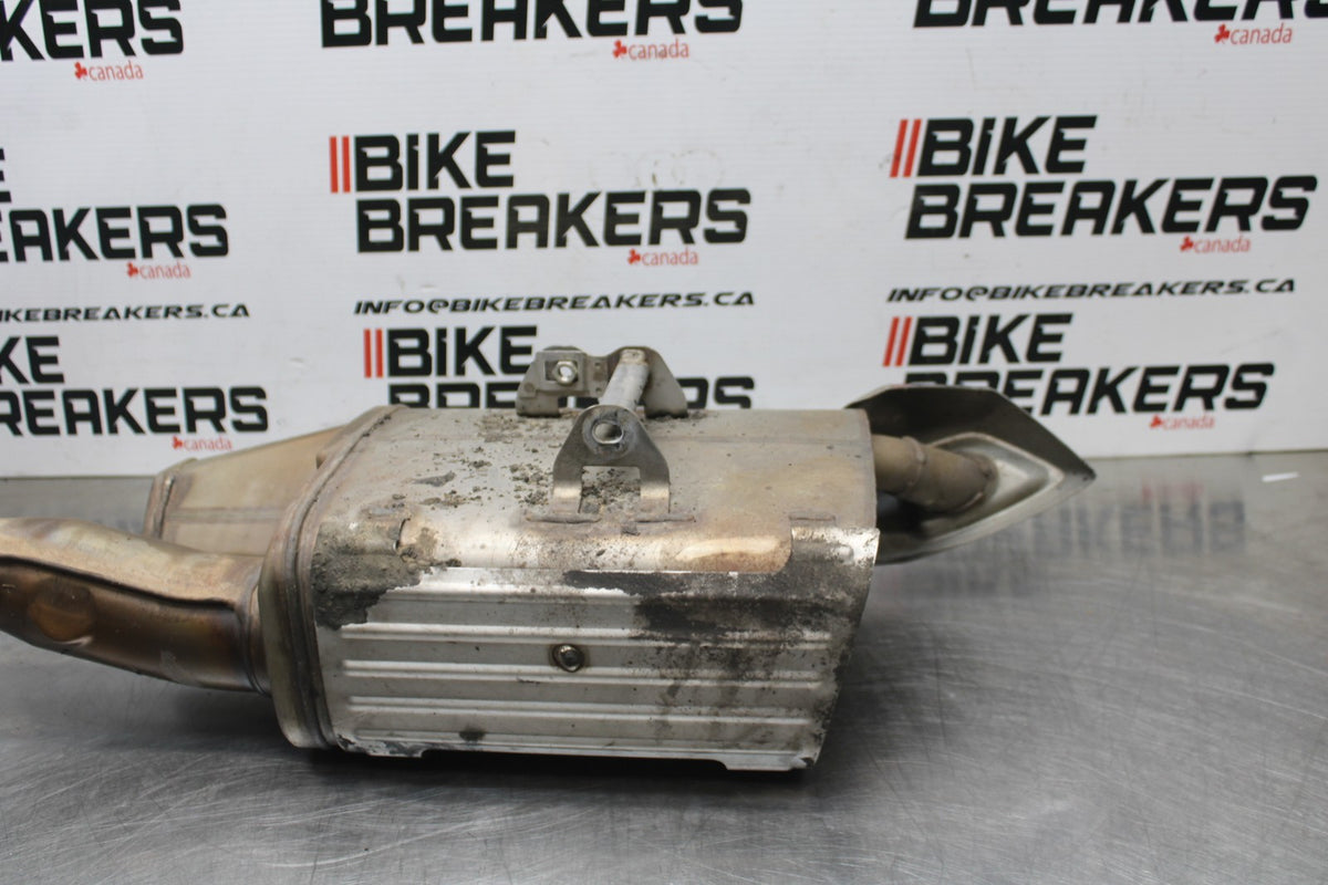 12-16 KAWASAKI NINJA 650 EX650F ABS FULL EXHAUST SYSTEM PIPE MUFFLER  BB860