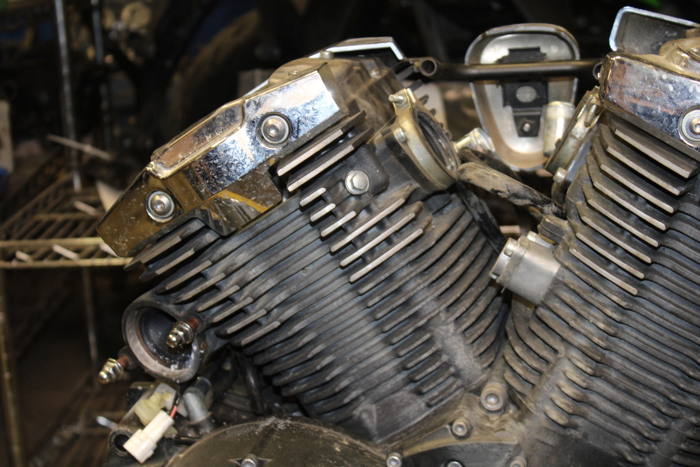 14-15 YAMAHA V STAR 1300 XVS1300CT TOURER ENGINE MOTOR BB722