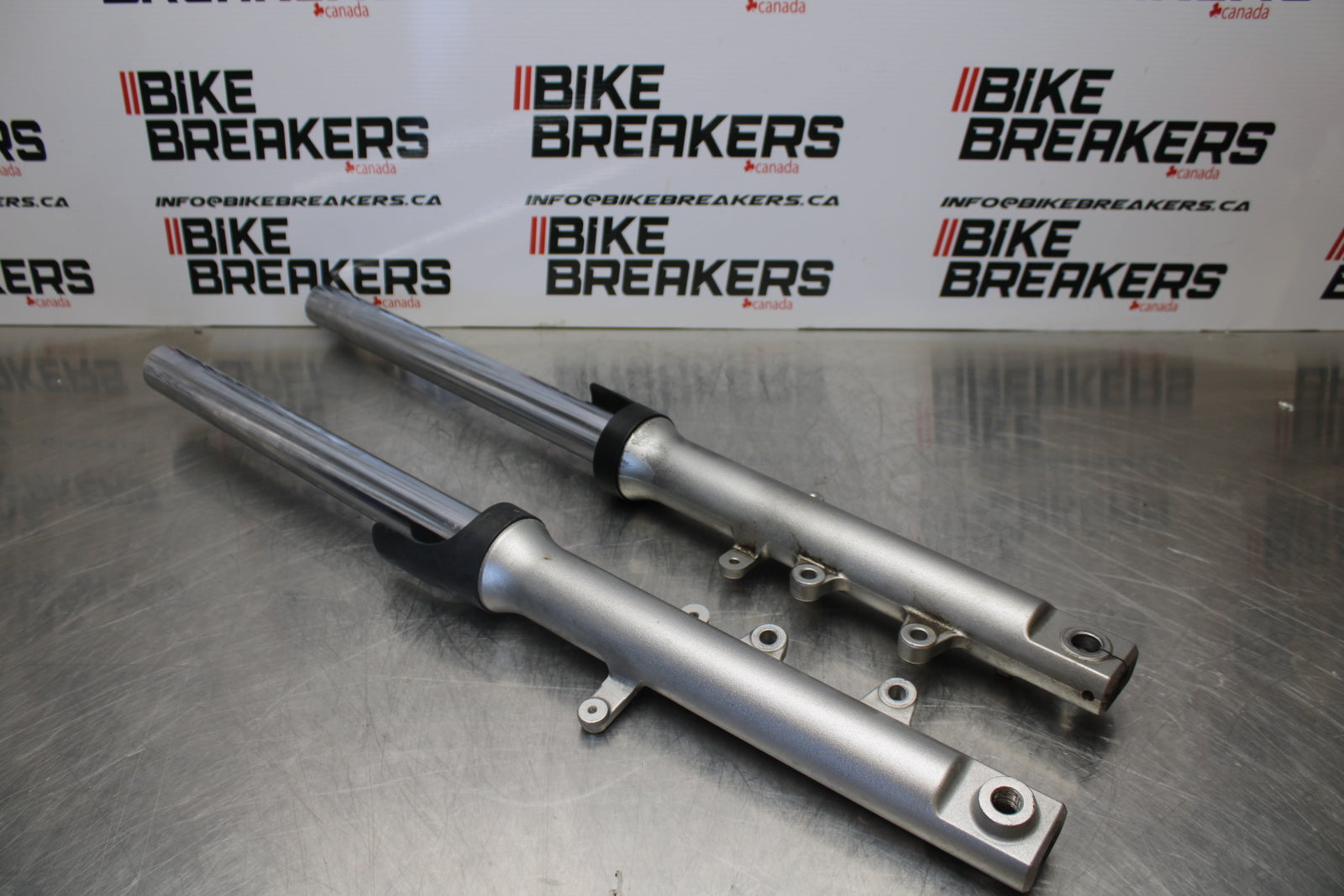 09-15 YAMAHA FZ6R FRONT FORKS SHOCK SUSPENSION SET PAIR BB161