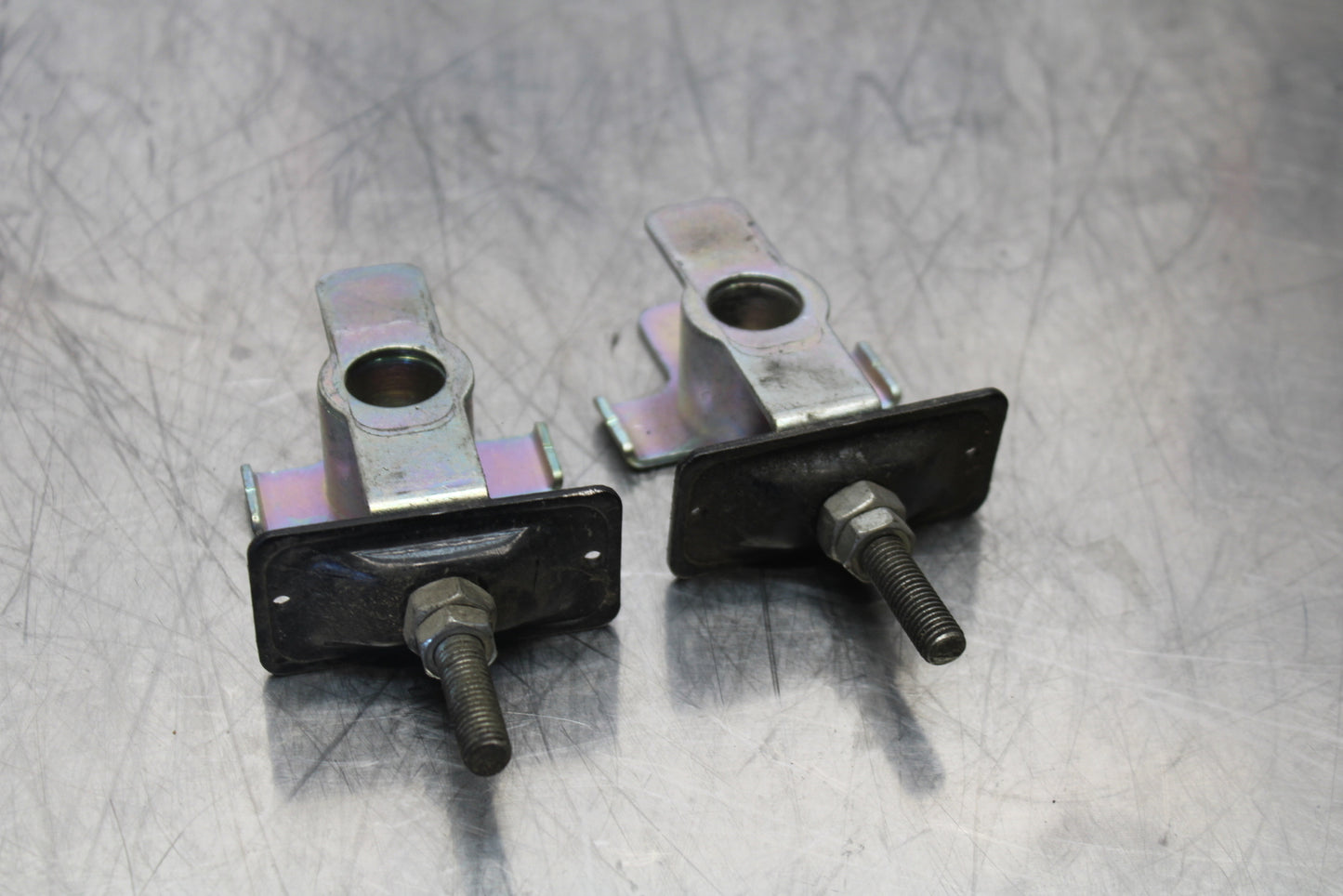 15-16 HONDA CB300F SWINGARM CHAIN TENSIONER ADJUSTMENT BRACKETS  BB150