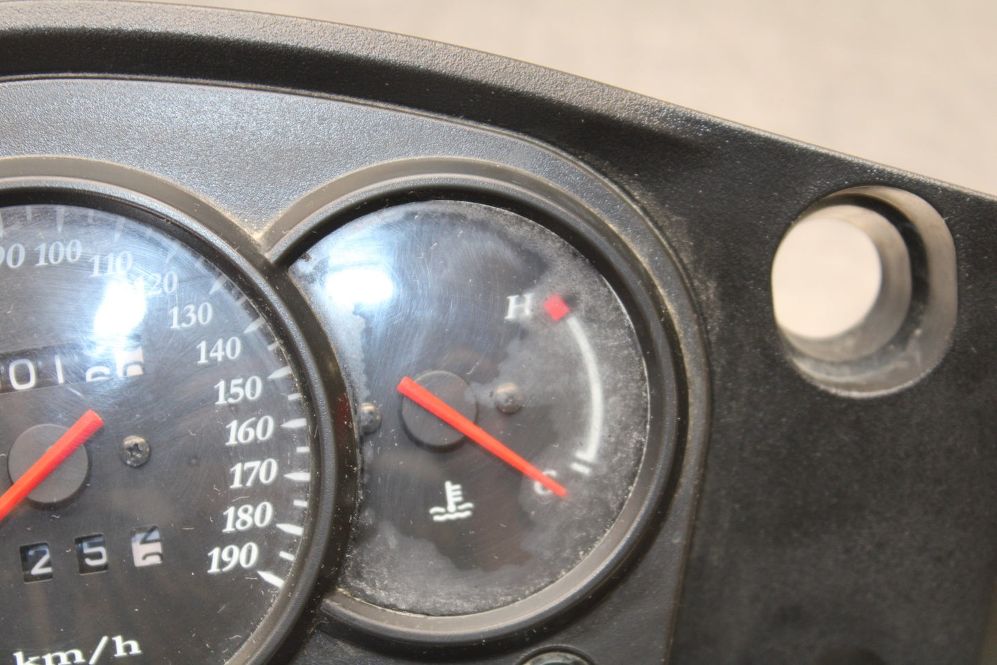 08-18 KAWASAKI KLR650 SPEEDO GAUGES DISPLAY CLUSTER SPEEDOMETER TACHOMETER BB183