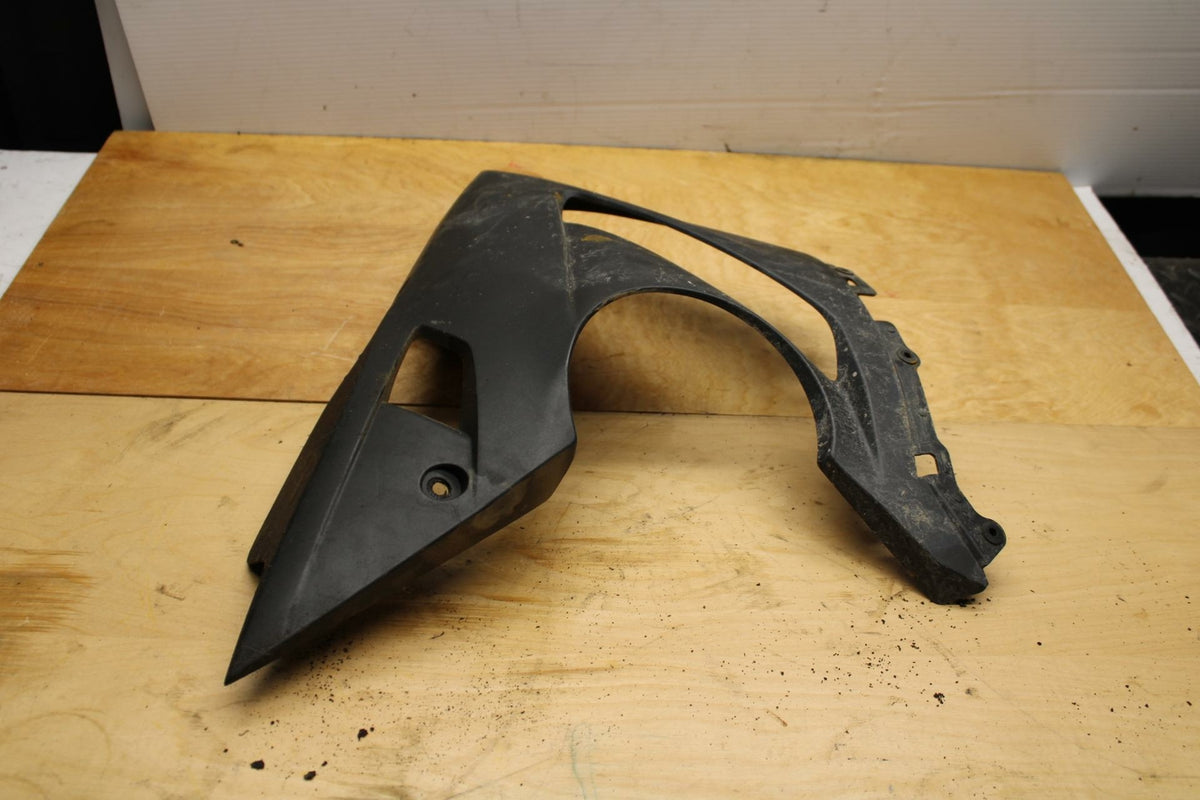 09-10 KAWASAKI ER-6N LEFT LOWER BOTTOM BELLY SIDE FAIRING COWL BB325