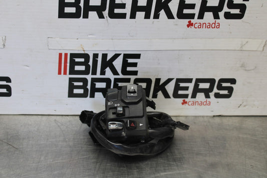 23 KAWASAKI NINJA 650 EX650 LEFT CLIP ON HANDLE HORN SIGNALS SWITCH BB920