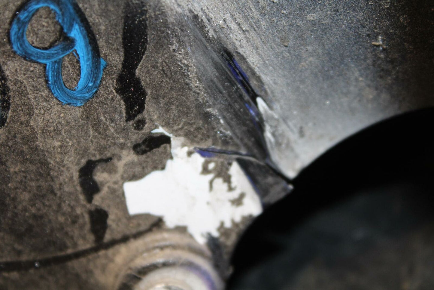 13-18 KAWASAKI NINJA ZX6R FRONT WHEEL FENDER COWL FAIRING BB203