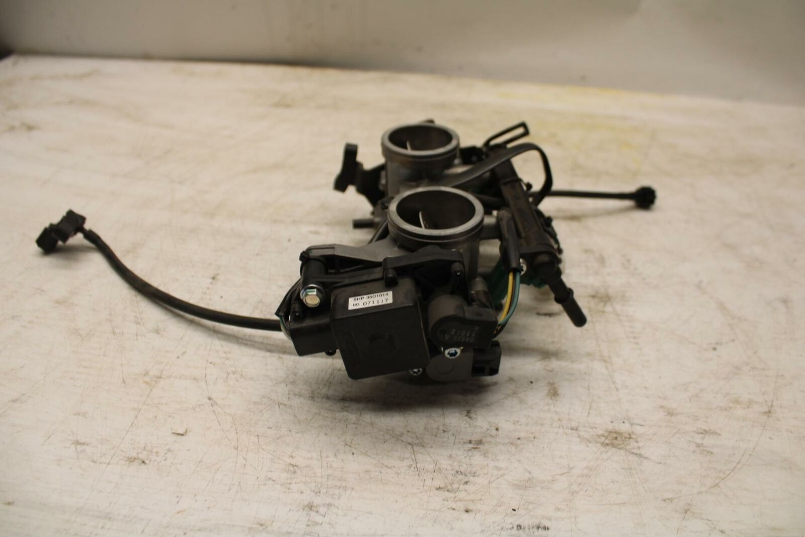 11-12 KAWASAKI NINJA 400 EX400 C MAIN FUEL INJECTORS / THROTTLE BODIES BB358