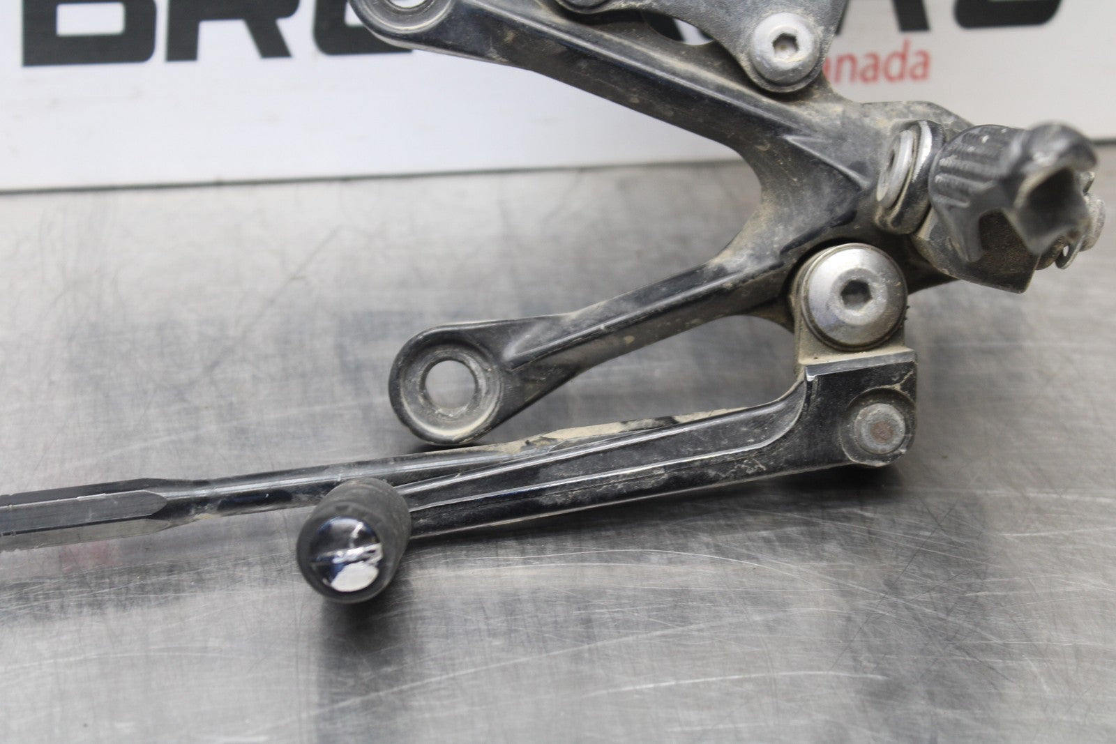 07-08 KAWASAKI NINJA ZX6R LEFT REARSET REAR SET FOOT PEG W SHIFTER BB203