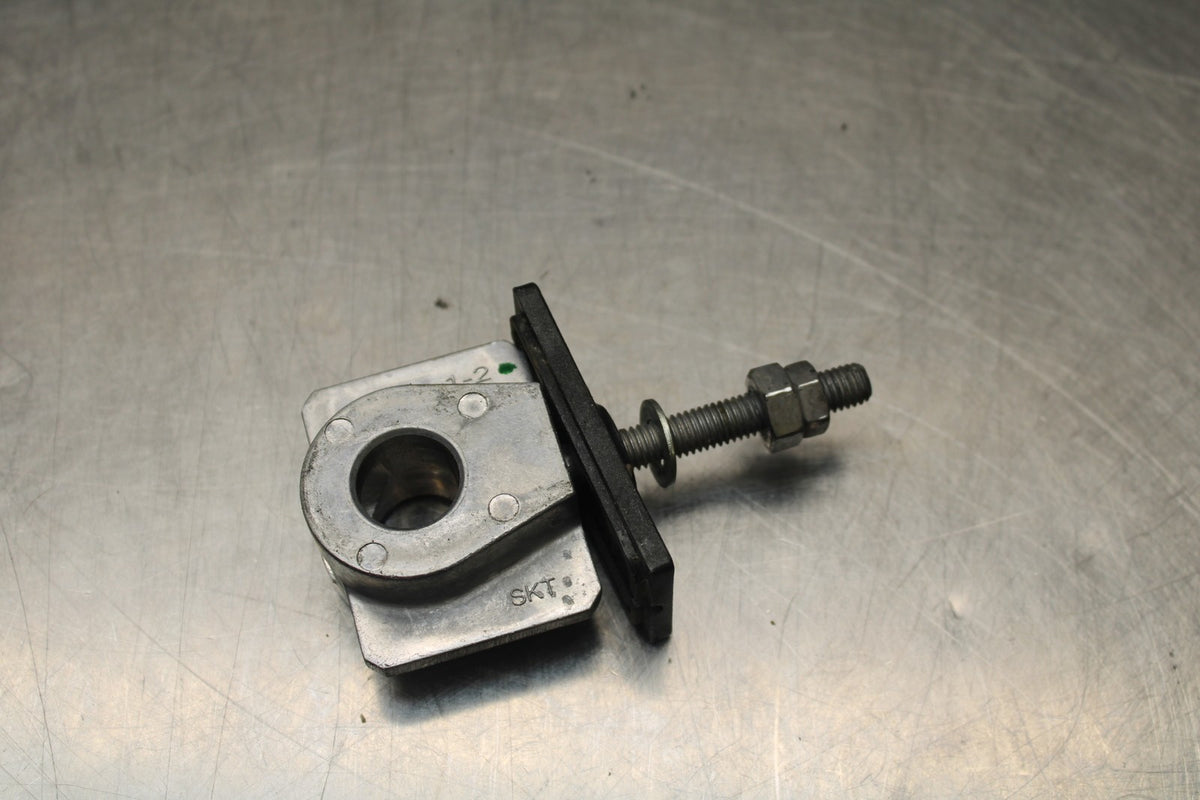 18-26 KAWASAKI Z400 SWINGARM CHAIN TENSIONER ADJUSTMENT BRACKETS  BB852