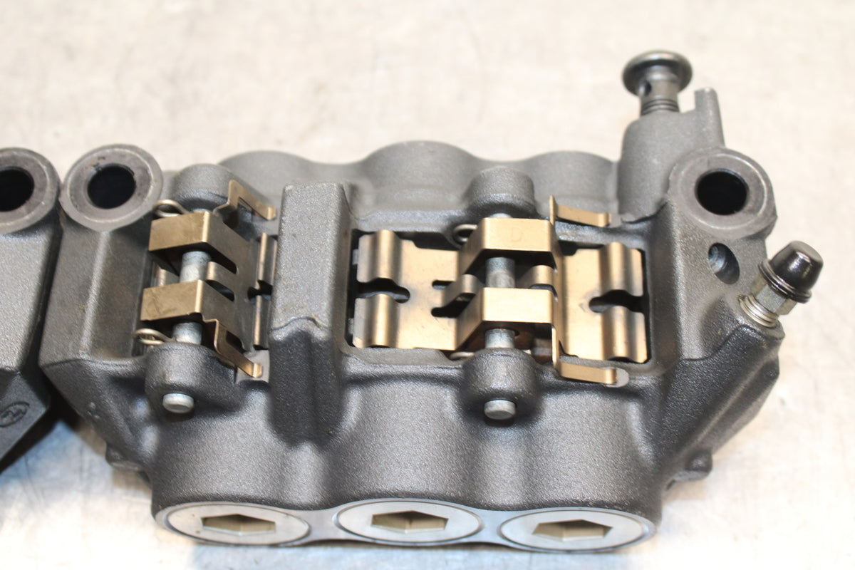09-14 YAMAHA YZF R1 RIGHT LEFT FRONT BRAKE CALIPER SET PAIR CALIPERS BB119