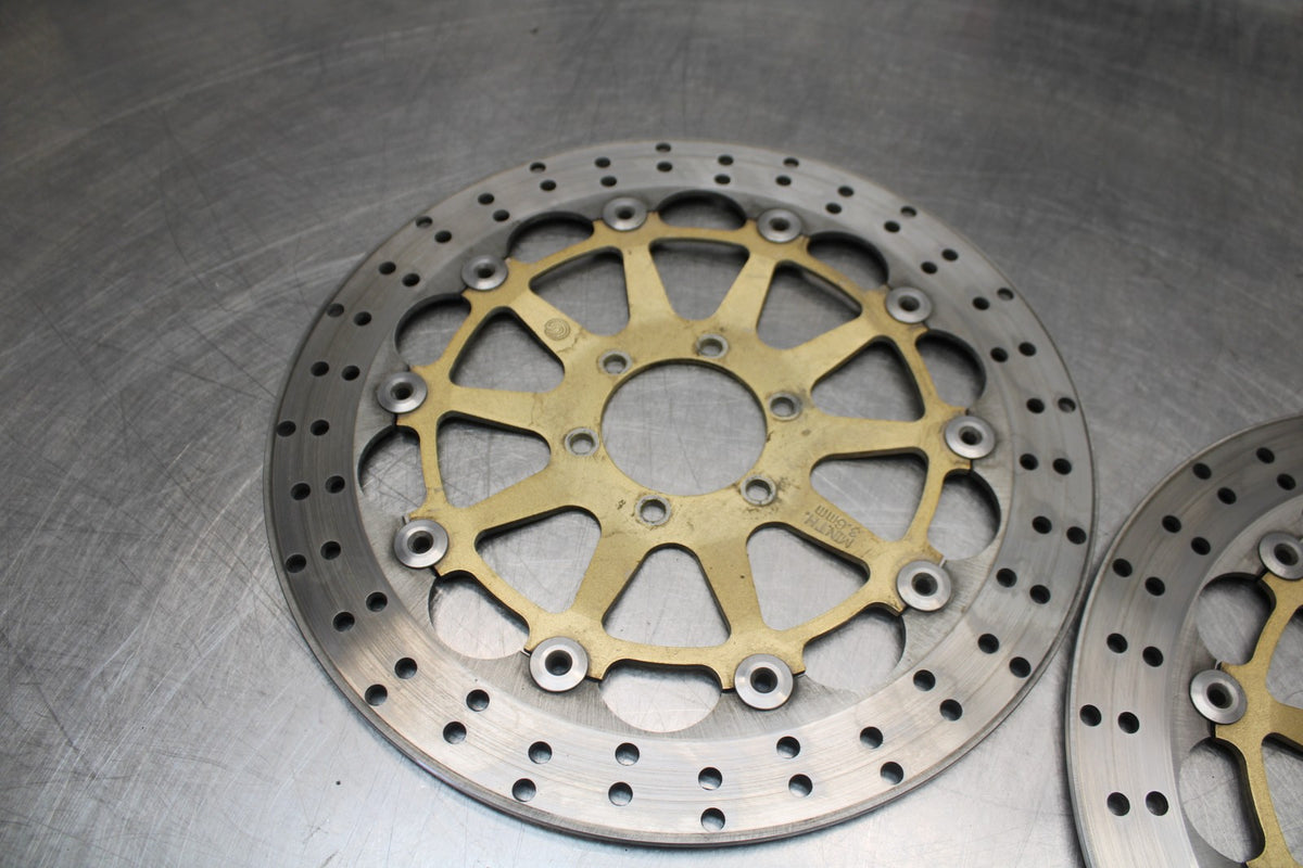 05 DUCATI SUPERSPORT 800 FRONT LEFT RIGHT BRAKE ROTORS DISCS BB913