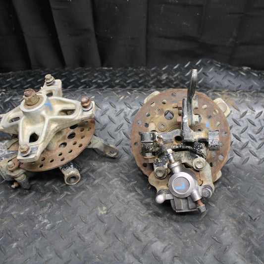 85-86 SUZUKI QUADRACER 250 FRONT WHEEL RIGHT LEFT HUBS HUB SET BB210