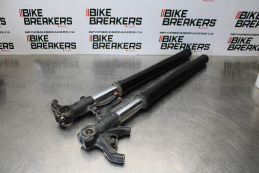 19-23 KAWASAKI NINJA ZX6R FRONT FORKS SHOCK SUSPENSION SET PAIR BB188