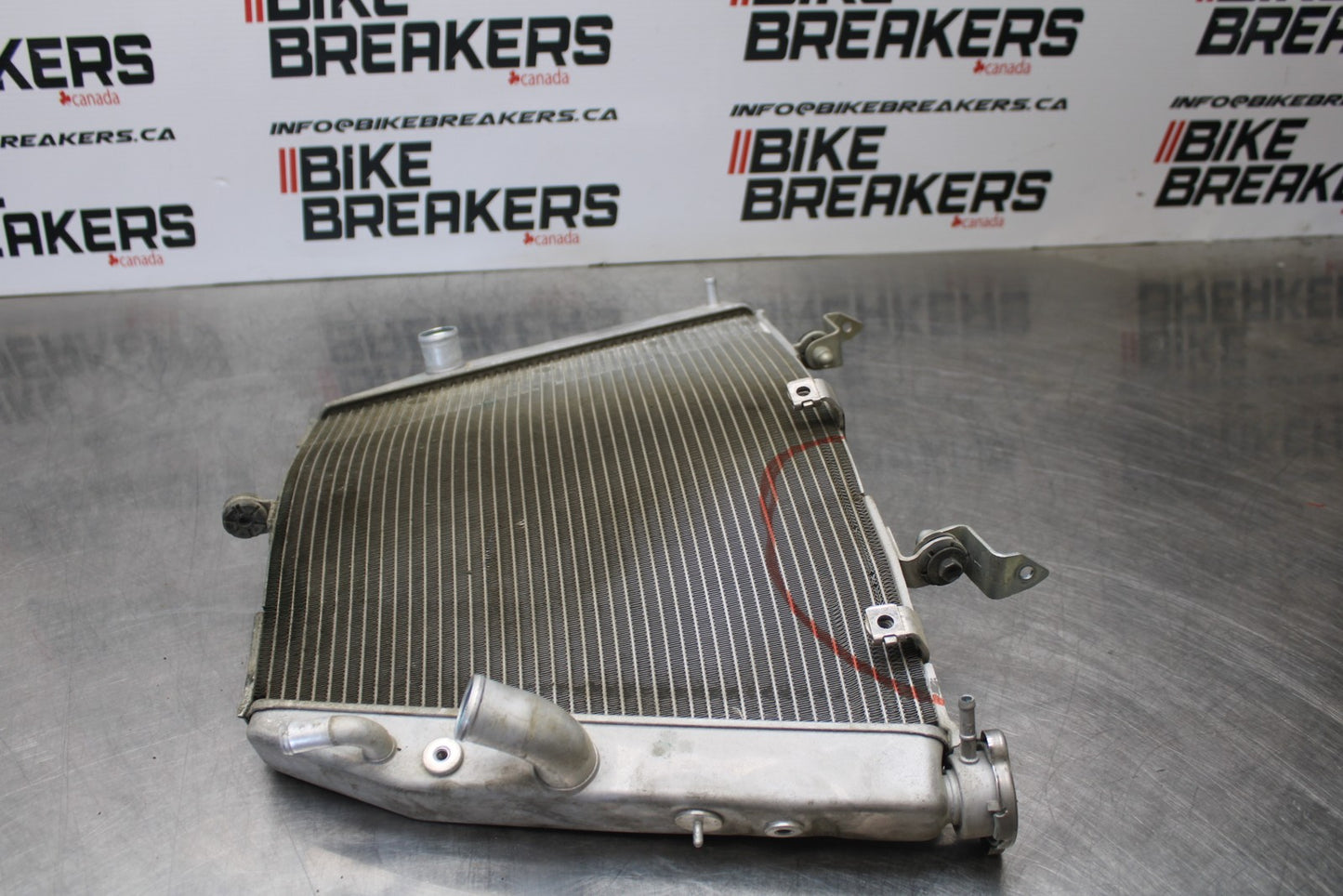 11-22 SUZUKI GSXR 600  ENGINE RADIATOR MOTOR COOLER COOLING RADIATER BB193