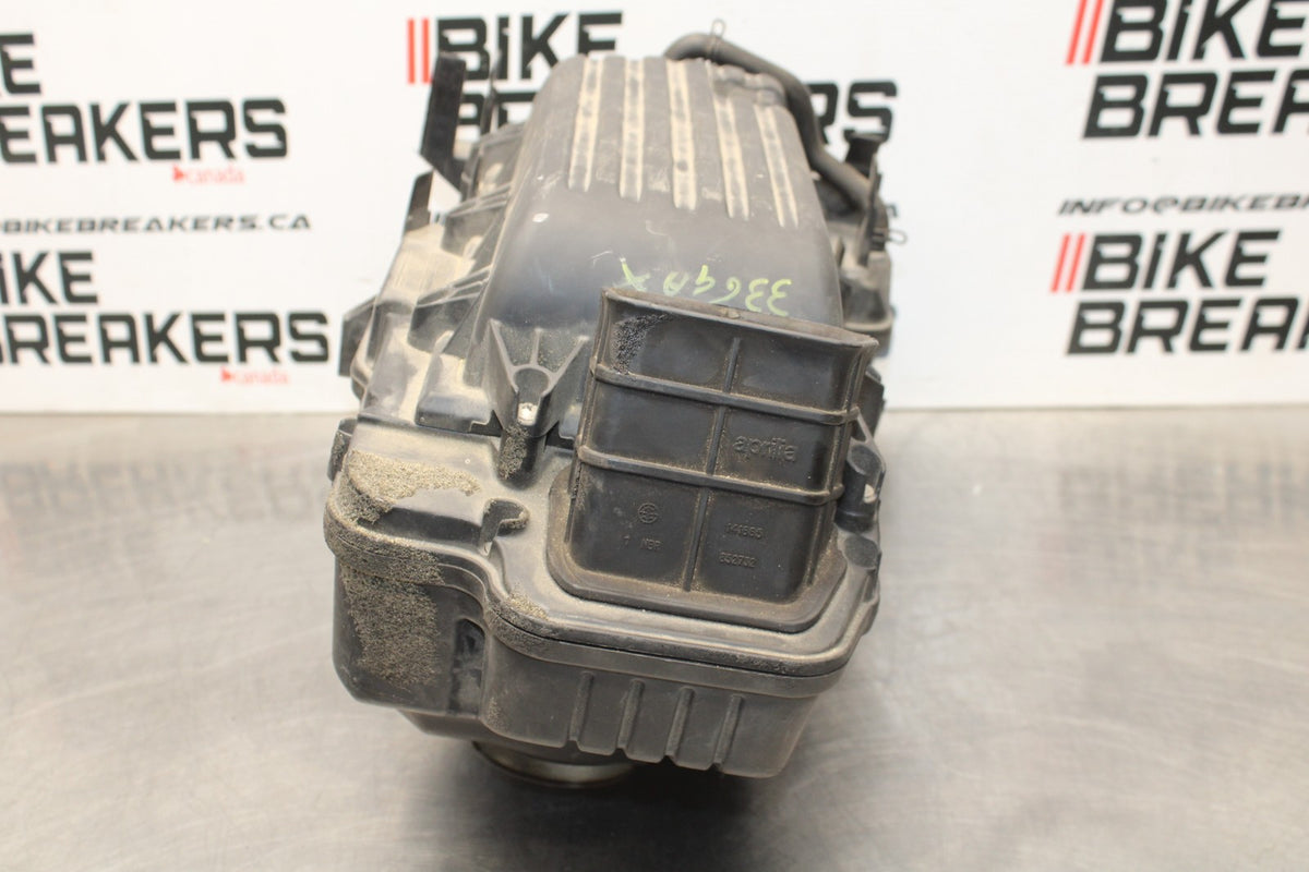 08 APRILIA SHIVER 750 AIRBOX AIR INTAKE FILTER BOX BB551