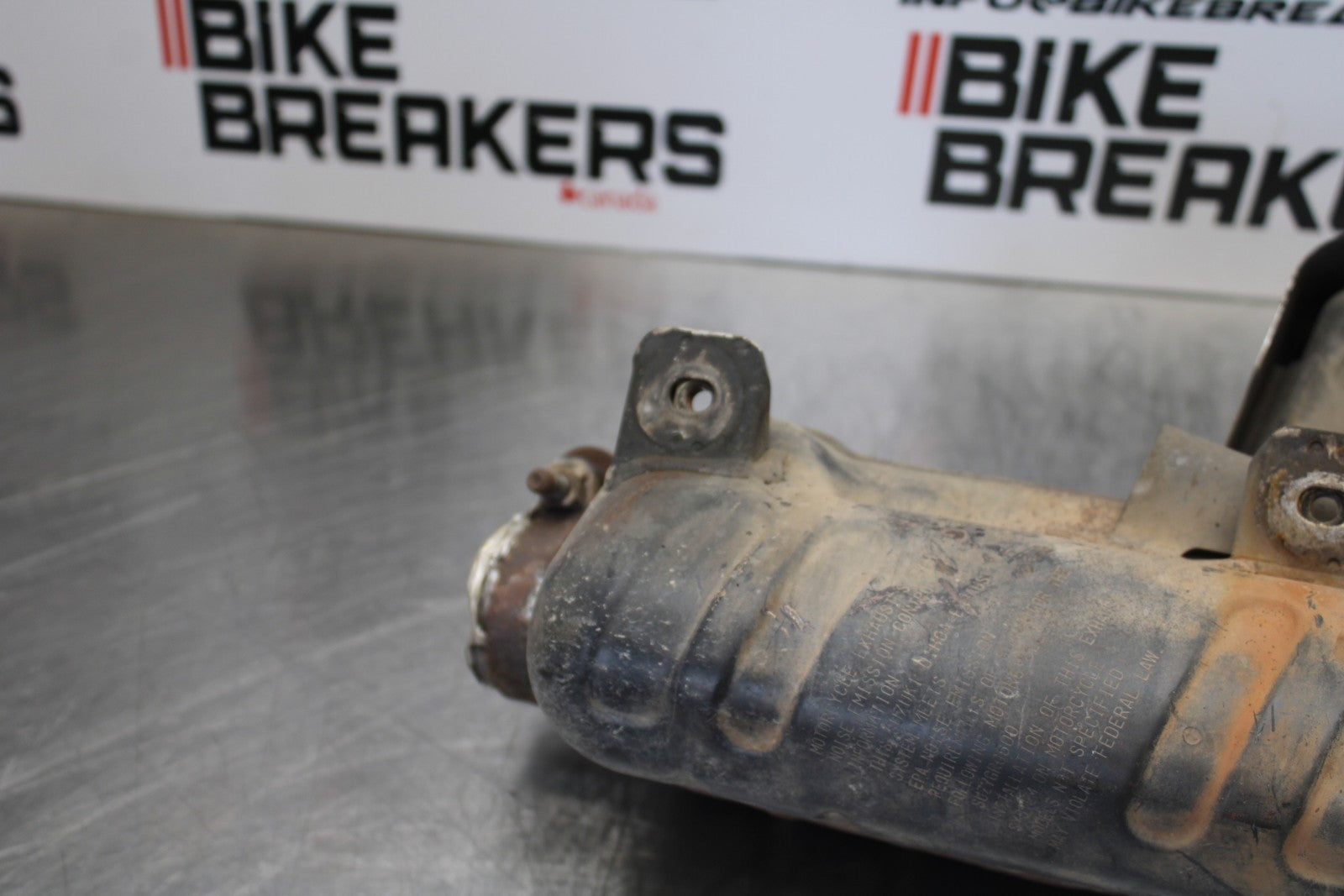 06-07 SUZUKI GSXR 600 EXHAUST PIPE MUFFLER SLIP ON CAN SILENCER BB170