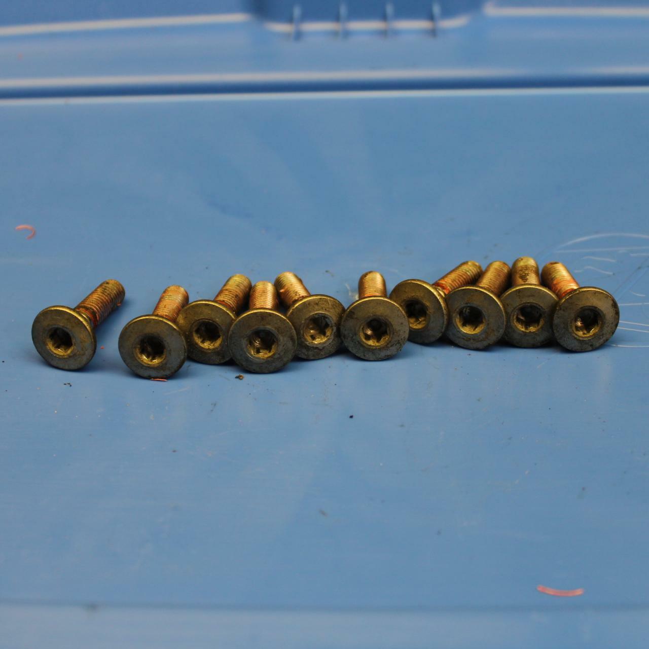 06-07 KAWASAKI NINJA ZX10R FRONT BRAKE ROTOR BOLTS DISC HARDWARE SCREW SET BB186