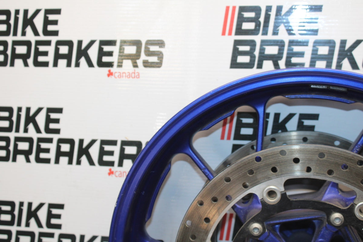 14-17 YAMAHA FZ09 FRONT WHEEL FRONT RIM & ROTORS BB102