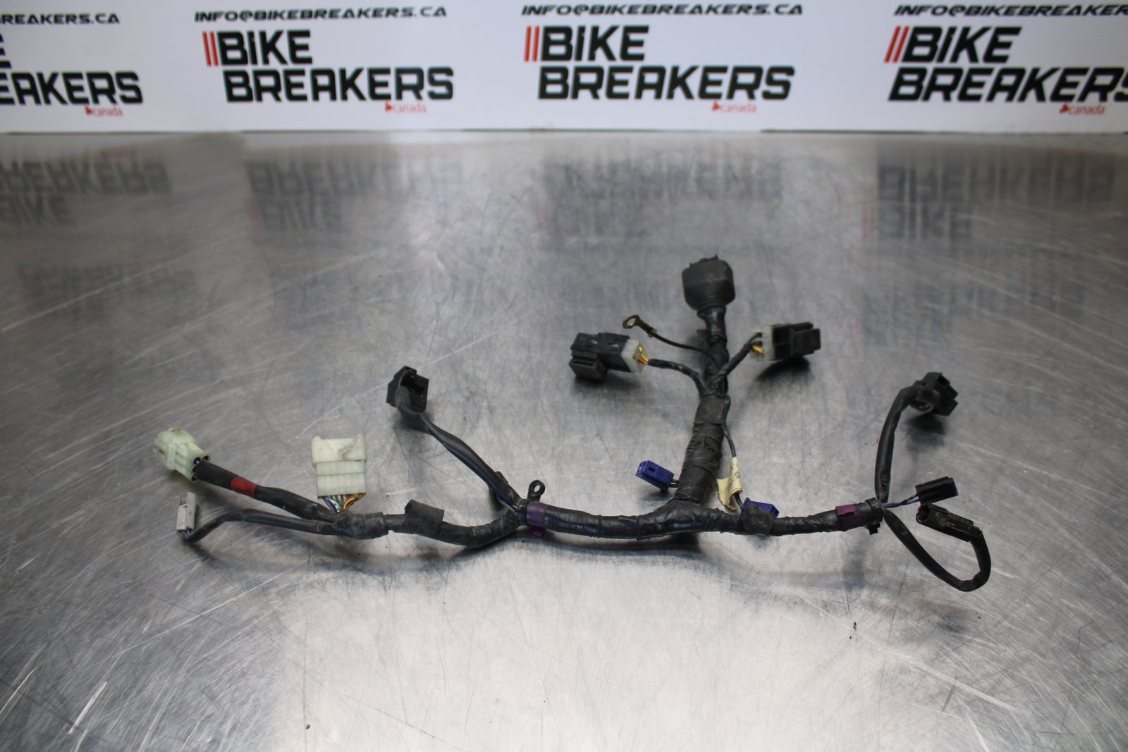 07-08 YAMAHA YZF R1 HEADLIGHT SPEEDO GAUGES WIRING HARNESS WIRE LOOM BB160