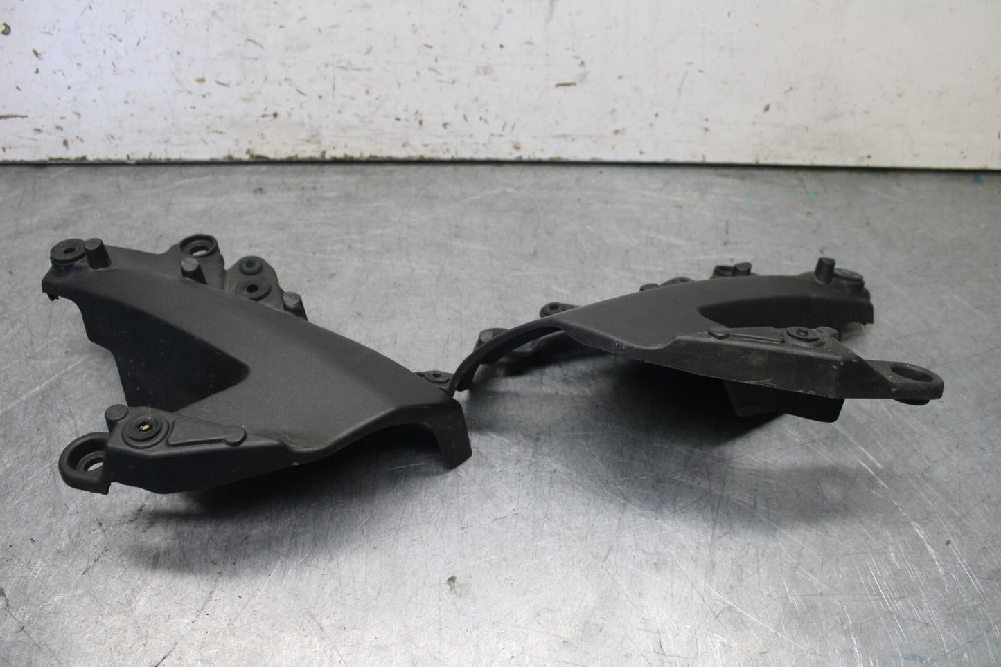 09-12 KAWASAKI NINJA ZX6R RIGHT LEFT MID UPPER SIDE FAIRING COWL PLASTIC BB698