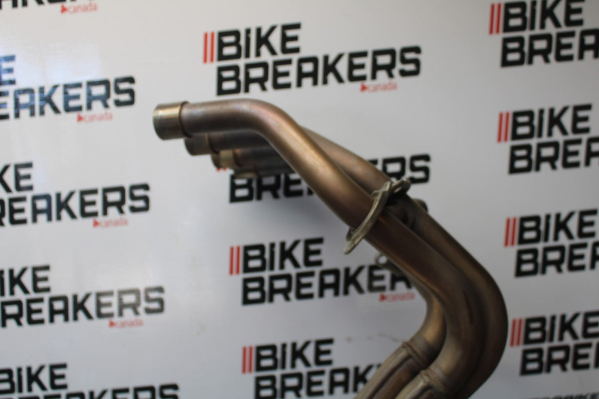 24-25 KAWASAKI NINJA ZX4R FULL EXHAUST SYSTEM HEADERS PIPE MUFFLER BB610