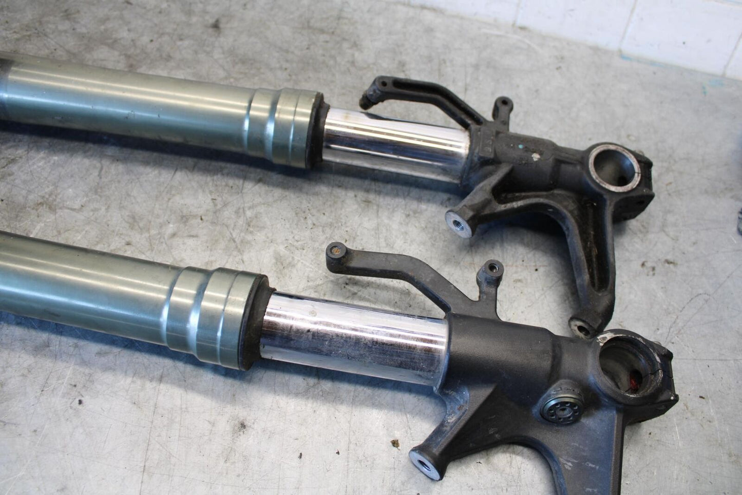 09-12 KAWASAKI NINJA ZX6R FRONT FORKS SHOCK SUSPENSION SET PAIR BB544