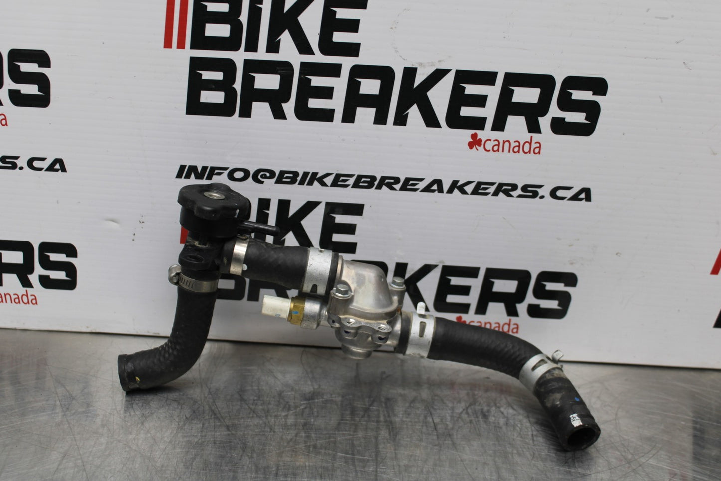 13-17 KAWASAKI NINJA 300 EX300 ABS THERMOSTAT W HOUSING ASSEMBLY BB187