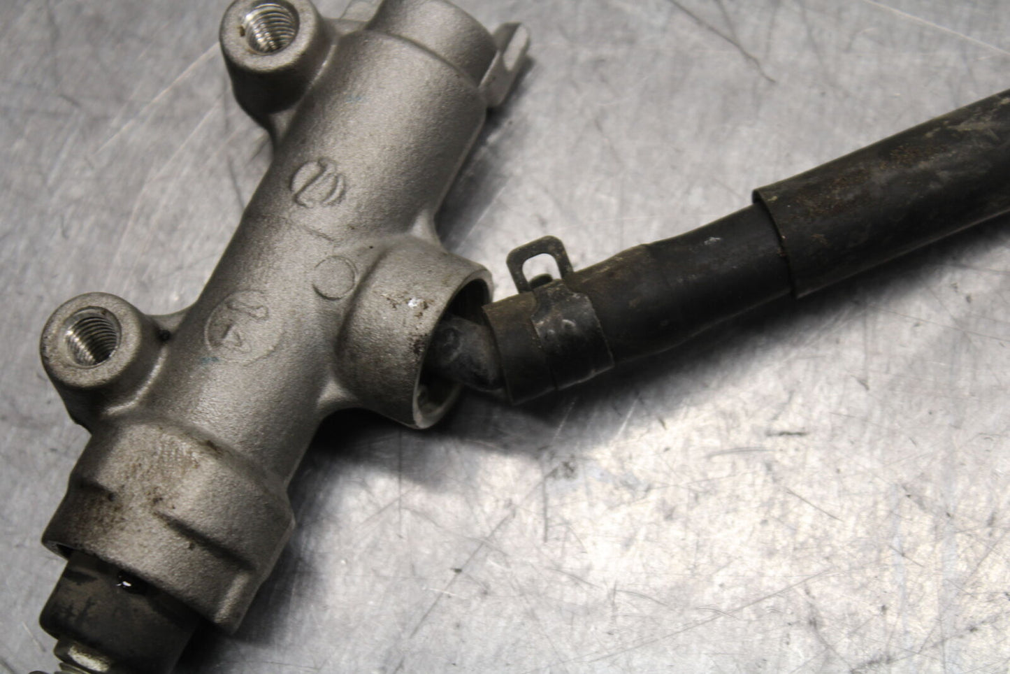 12-13 KAWASAKI Z1000 REAR BACK BRAKE MASTER CYLINDER W RESERVOIR BB743