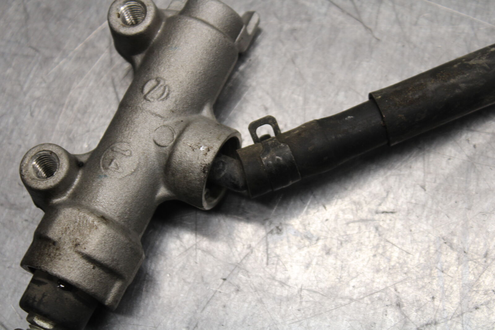 12-13 KAWASAKI Z1000 REAR BACK BRAKE MASTER CYLINDER W RESERVOIR BB743