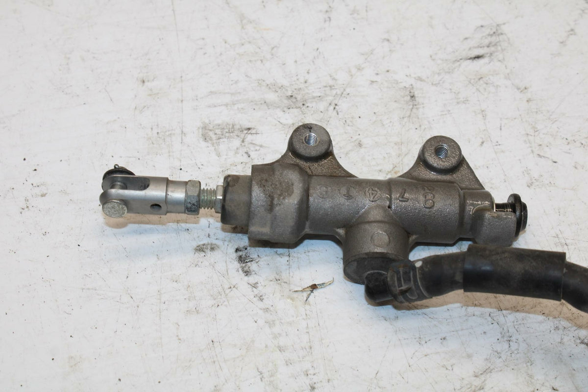 08-17 YAMAHA YZF R6 REAR BACK BRAKE MASTER CYLINDER W RESERVOIR BB354
