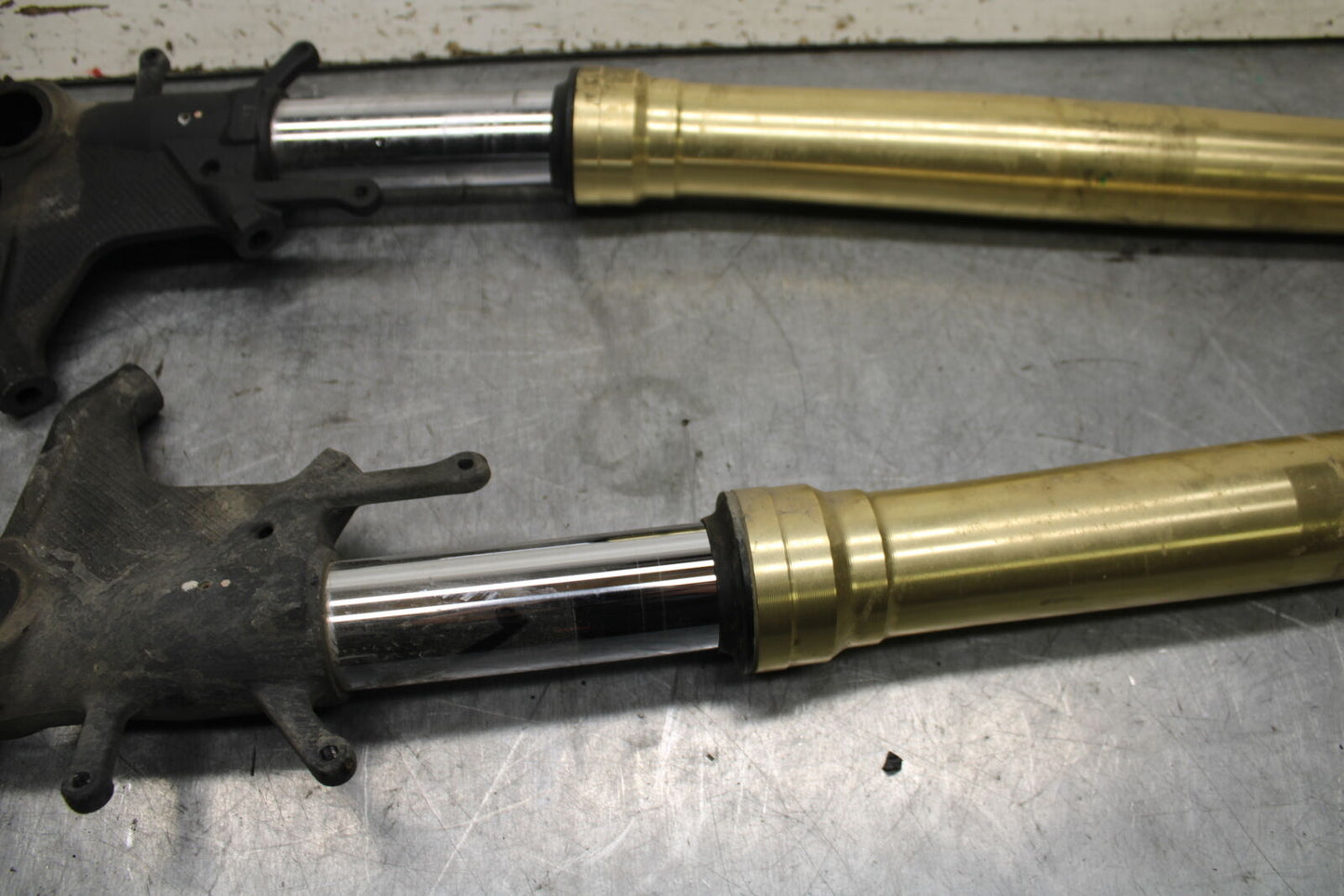 11-24 SUZUKI GSXR750 FRONT FORKS SHOCK SUSPENSION SET PAIR BB714