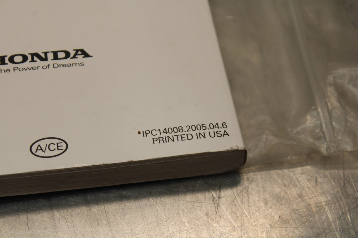 03-08 HONDA VTX1300C ORIGINAL OWNERS MANUAL BOOK BB868