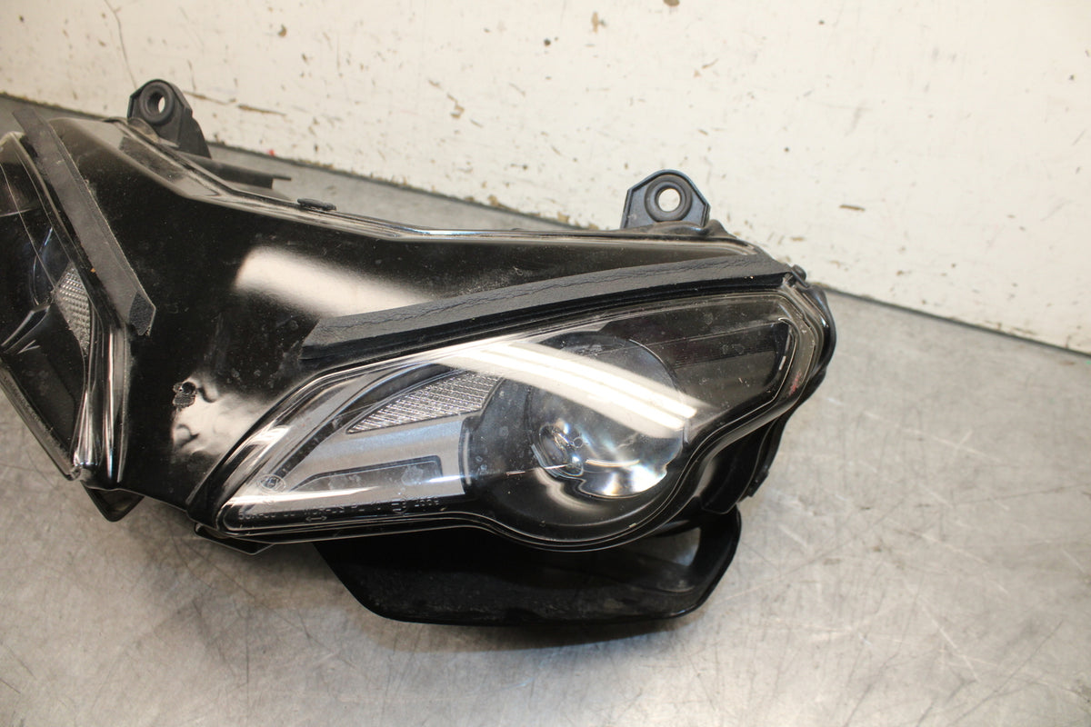 08-13 DUCATI 848 EVO FRONT HEADLIGHT HEAD LIGHT LAMP BB667