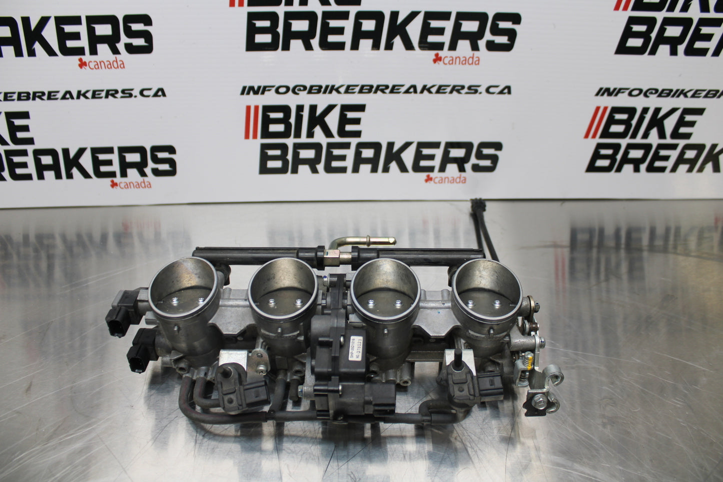 13-17 KAWASAKI NINJA ZX6R ZX636 ABS MAIN FUEL INJECTORS / THROTTLE BODIES BB143