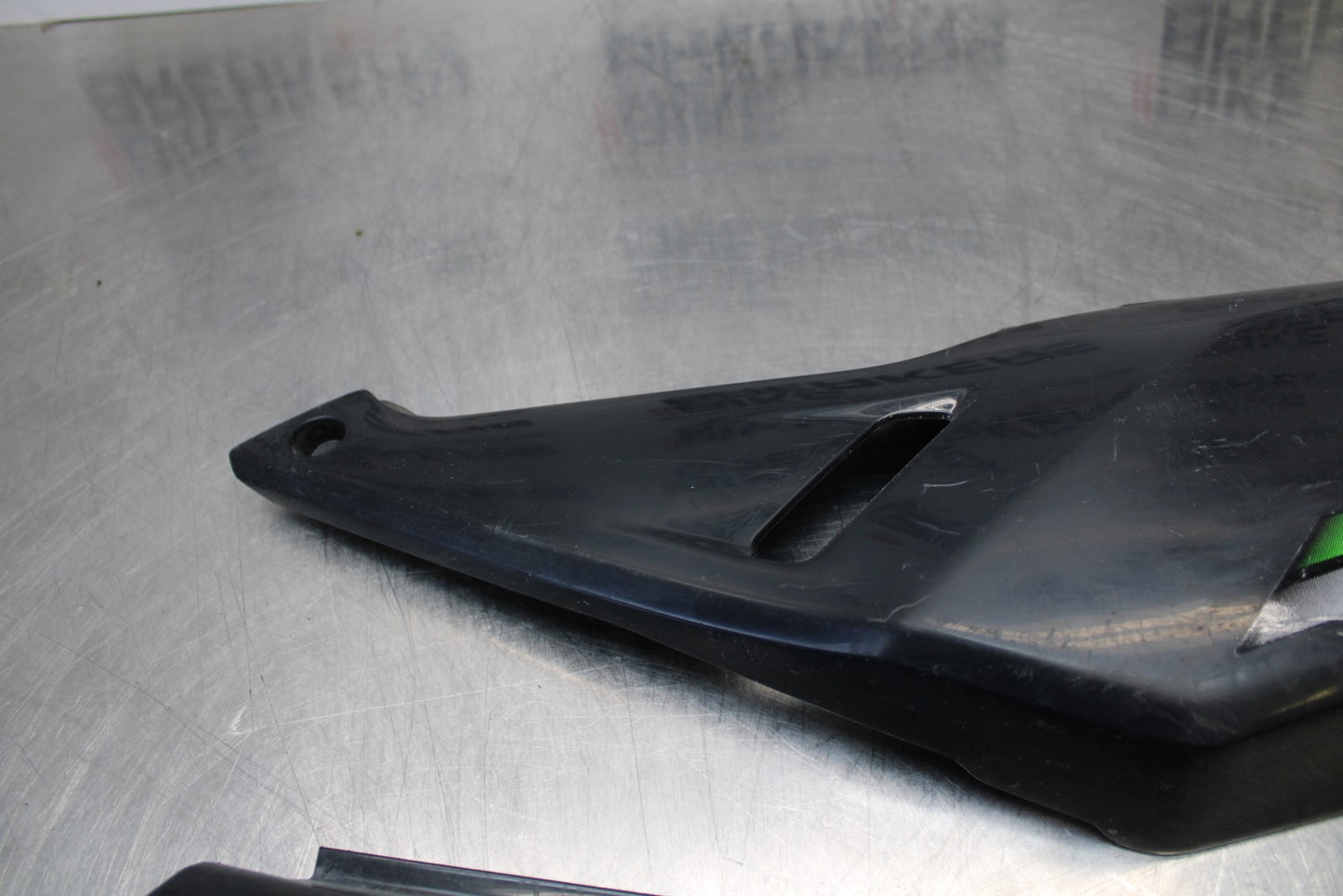 08-18 KAWASAKI KLR650 RIGHT & LEFT REAR BACK TAIL FAIRING COWL SHROUD BB183