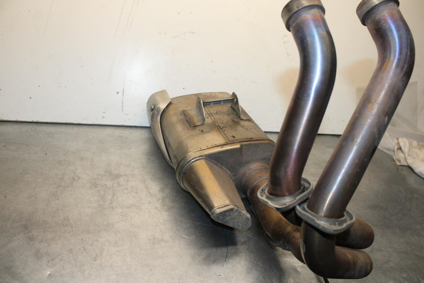 12-17 KAWASAKI ER-6N Z650 FULL EXHAUST SYSTEM HEADERS PIPE MUFFLER  BB607