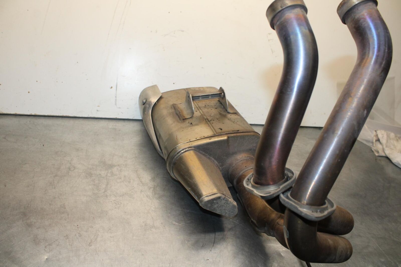 12-17 KAWASAKI ER-6N Z650 FULL EXHAUST SYSTEM HEADERS PIPE MUFFLER  BB607