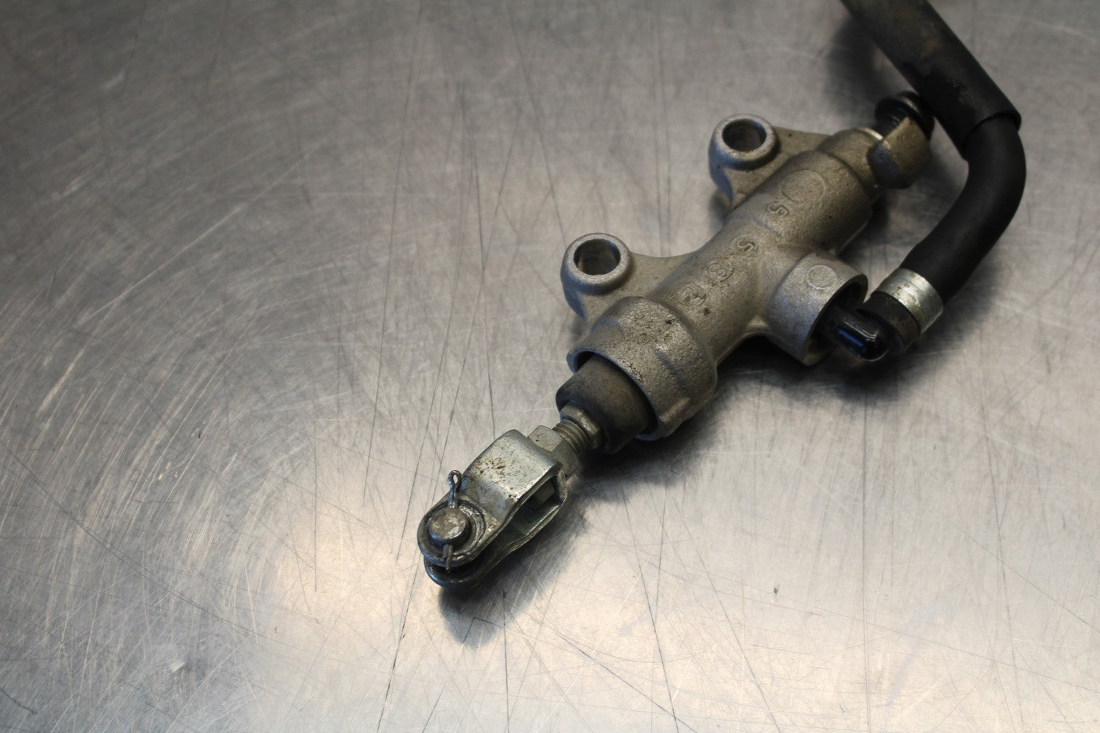 08-18 KAWASAKI KLR650 REAR BACK BRAKE MASTER CYLINDER W RESERVOIR BB183