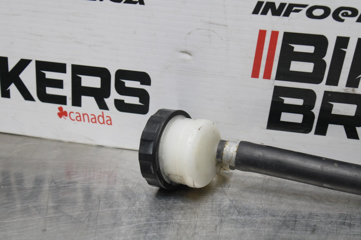09 KAWASAKI NINJA 250R REAR BACK BRAKE MASTER CYLINDER W RESERVOIR BB824