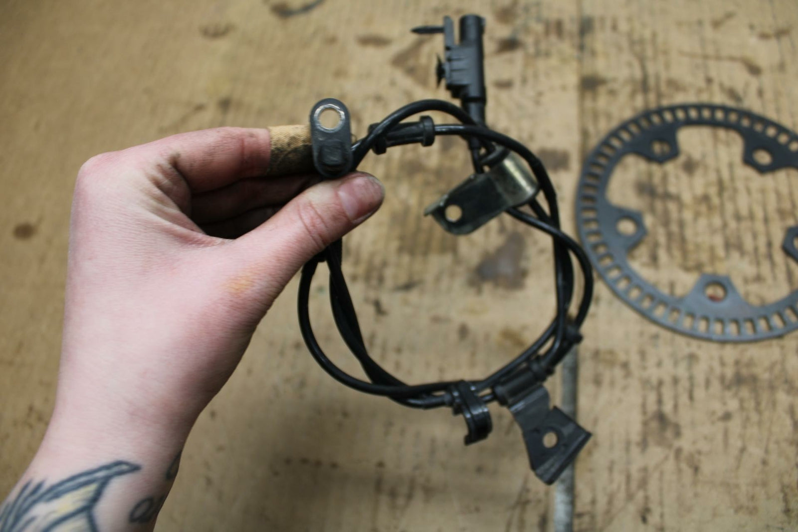 20-22 KAWASAKI Z H2 FRONT WHEEL ABS BRAKE RING DISC BB382