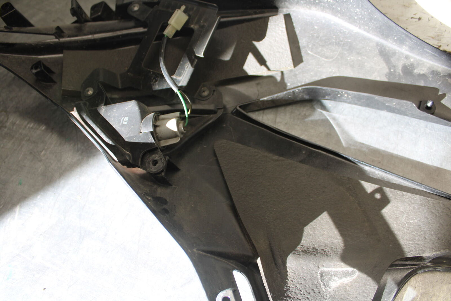 09-12 KAWASAKI NINJA ZX6R RIGHT LOWER MID UPPER SIDE FAIRING COWL  BB698