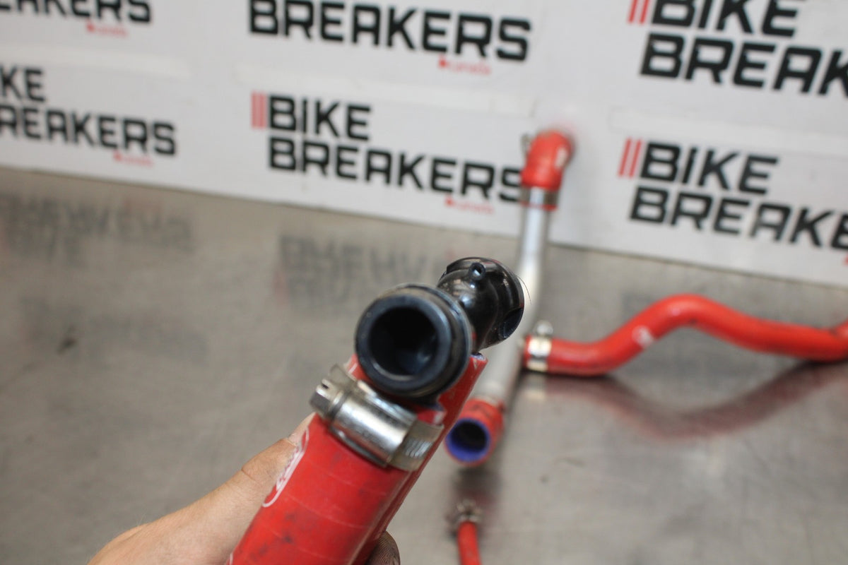 15 APRILIA RSV4 FACTORY APRC AFTERMARKET RADIATOR HOSES COOLANT WATER PIPE BB901