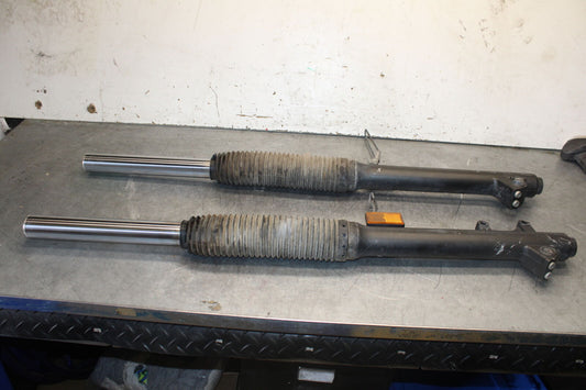 08-18 KAWASAKI KLR650 FRONT FORKS SHOCK SUSPENSION SET PAIR BB707