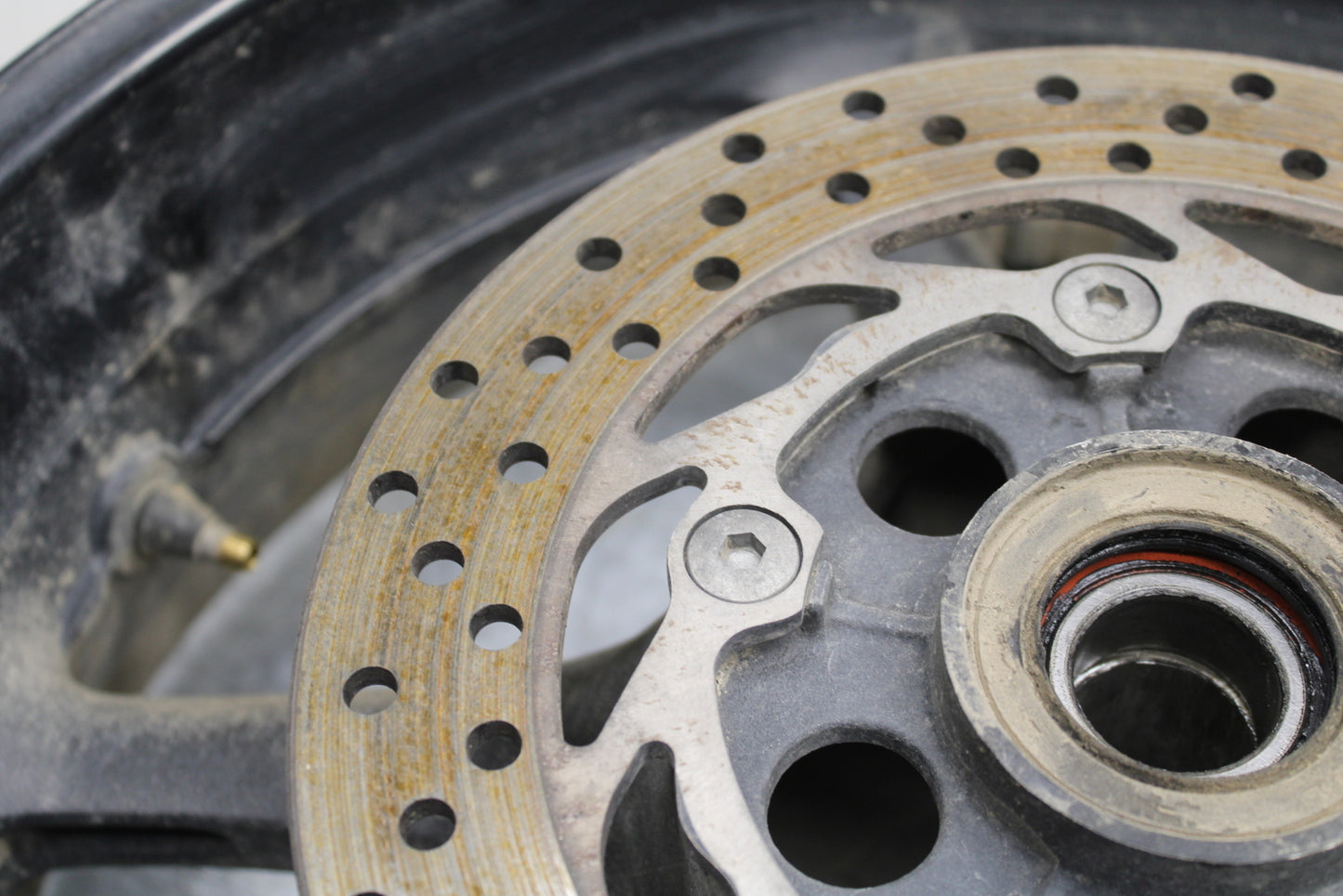 07-09 YAMAHA FZ6 REAR WHEEL REAR RIM  BB713