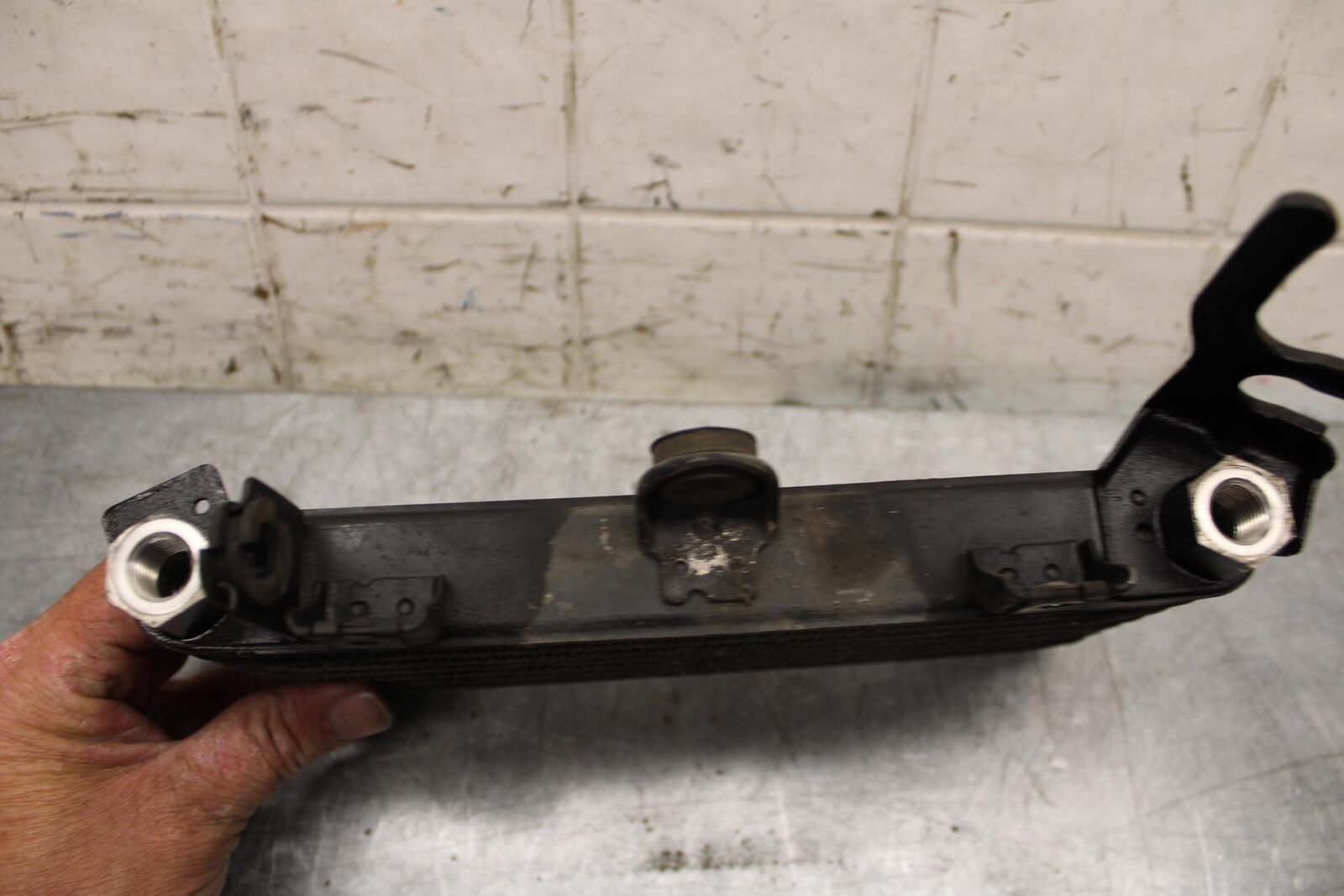 2001 Kawasaki Ninja ZX6 ZX600E ENGINE MOTOR OIL COOLER  BB547