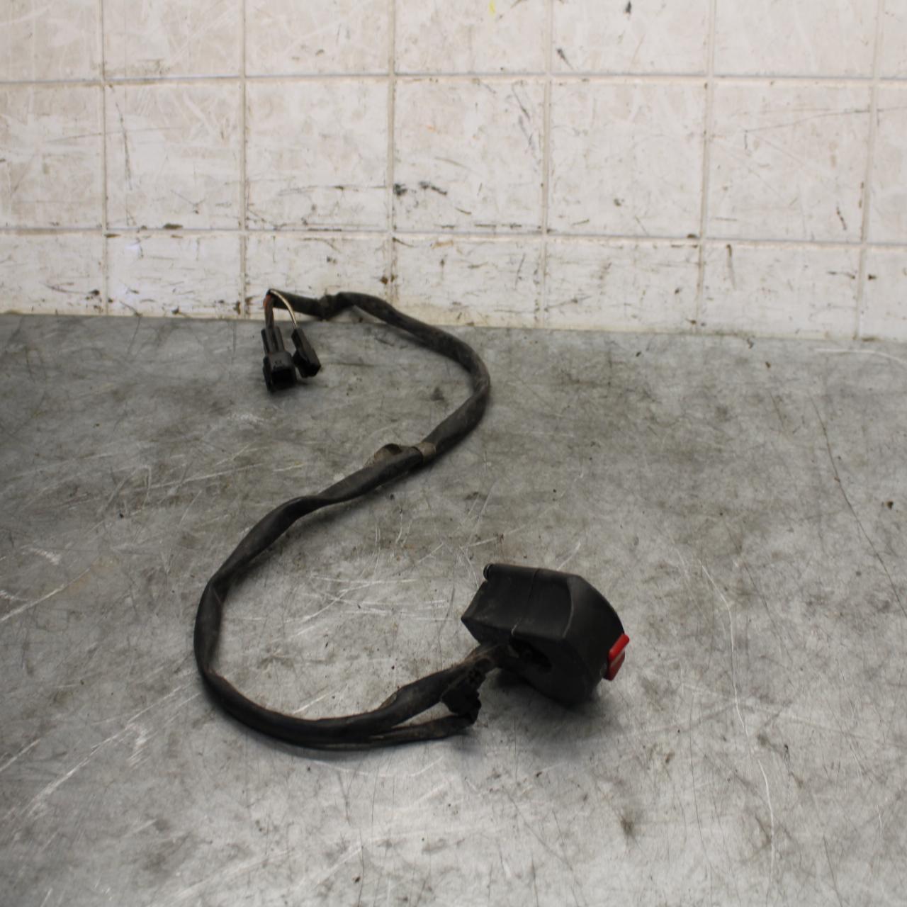 09-12 KAWASAKI NINJA ZX6R RIGHT CLIP ON HANDLE KILL OFF START SWITCH BB544