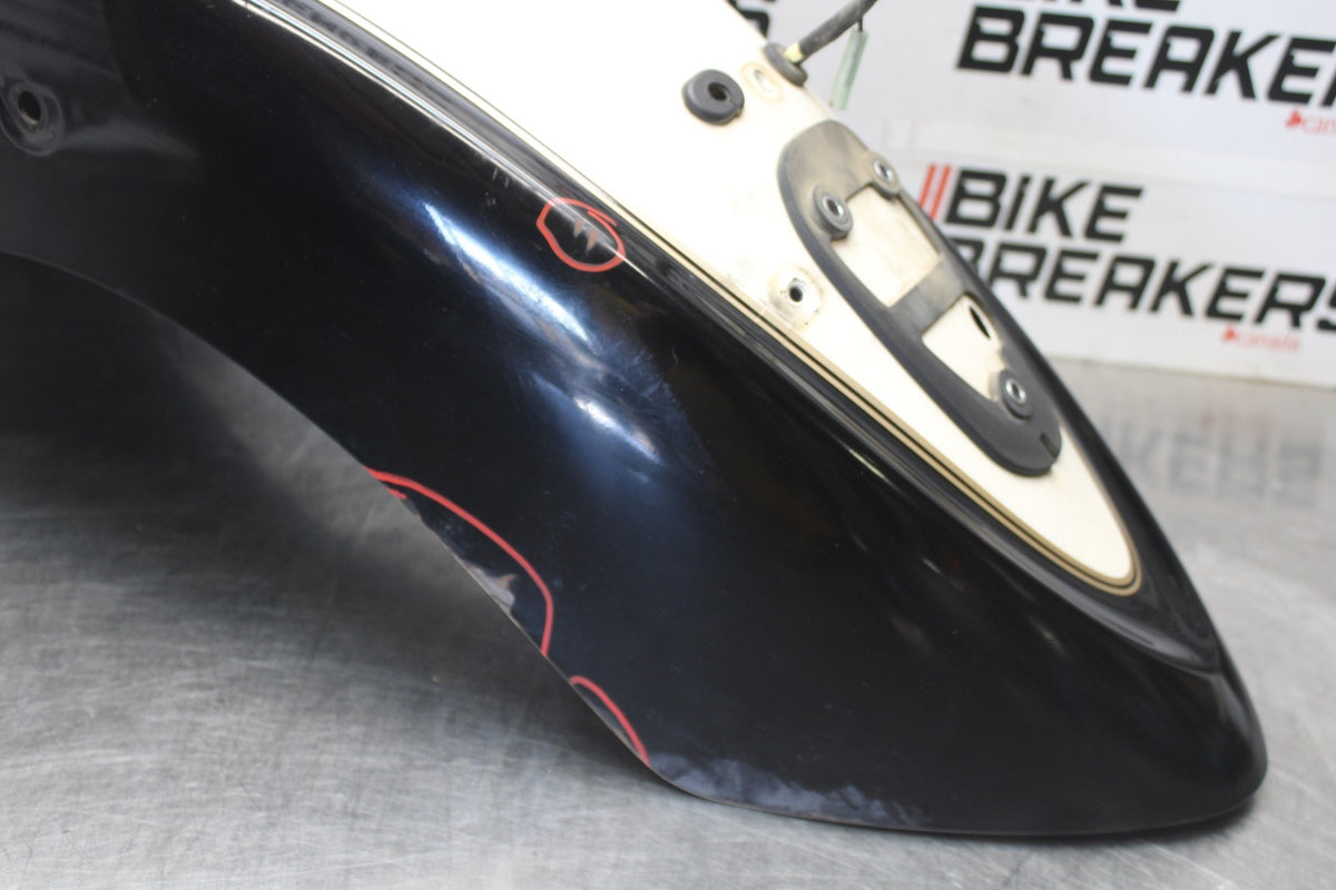 08 YAMAHA V STAR 1100 XVS1100AW CLASSIC REAR BACK WHEEL FENDER MUD GUARD BB916