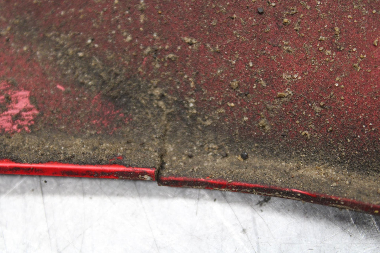 09-12 KAWASAKI NINJA ZX6R LEFT LOWER BOTTOM BELLY SIDE FAIRING COWL BB640