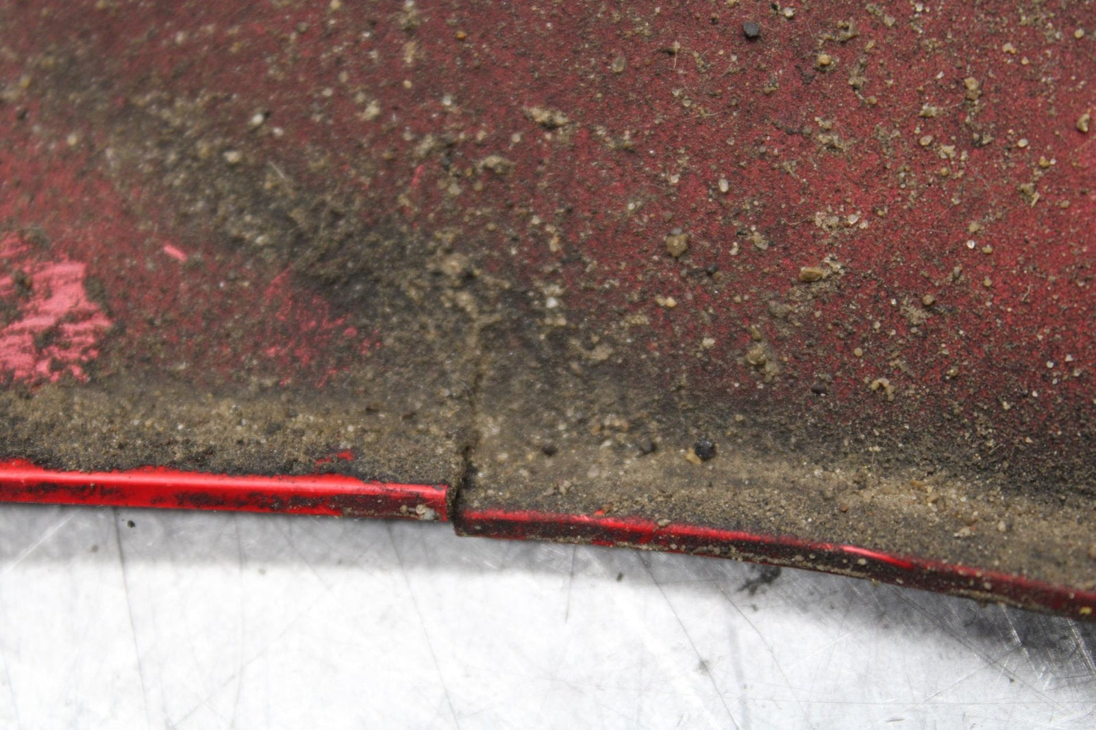 09-12 KAWASAKI NINJA ZX6R LEFT LOWER BOTTOM BELLY SIDE FAIRING COWL BB640